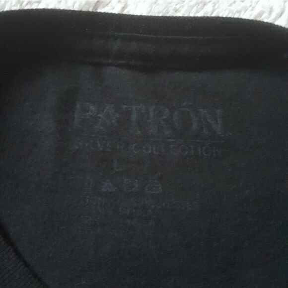 Patron black T-shirt Size Large - Picture 4 of 4